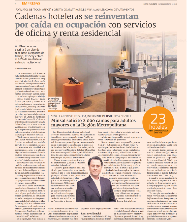 Diario Financiero RQ Stay