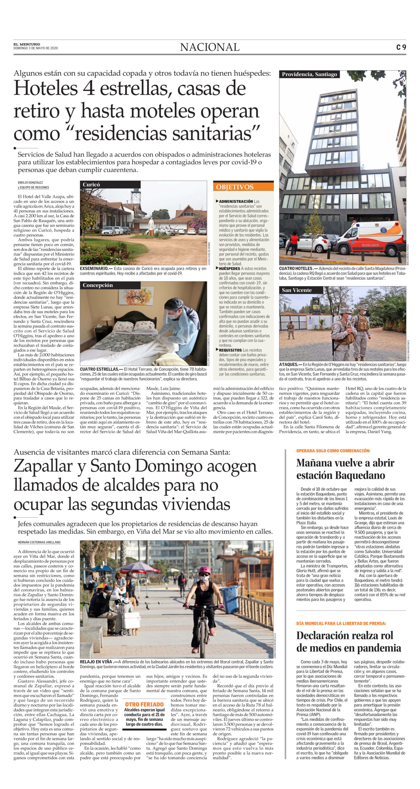 El Mercurio RQ Stay